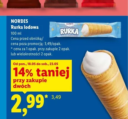 Rurka lodowa NORDIS promocja w Lidl