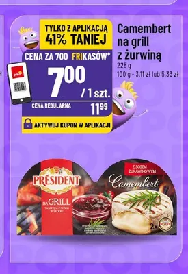 Camembert na grill z żurwiną promocja w POLOmarket
