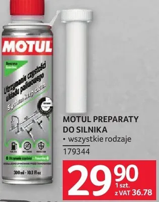 Preparaty do silnika Motul promocja w Selgros