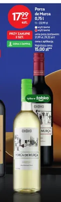 Wino czerwone wytrawne Porca de Murca promocja w Żabka