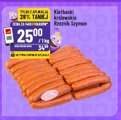 Kiełbaski królewskie Rzeźnik Szymon promocja w POLOmarket