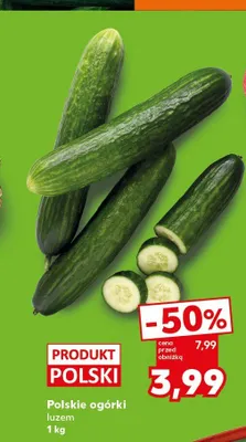 Ogórki polskie promocja w Kaufland