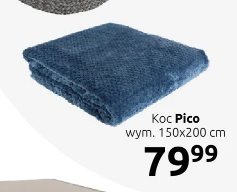 Koce Pico 150x200cm promocja w Black Red White