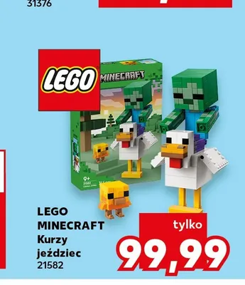 Klocki LEGO Minecraft Kurzy jeździec 21582 promocja w Kaufland