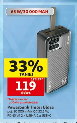 Powerbank Tracer Blaze promocja w Auchan