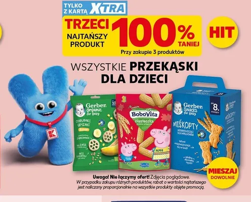 Chrupki dla dzieci Gerber Organic Banan promocja w Kaufland