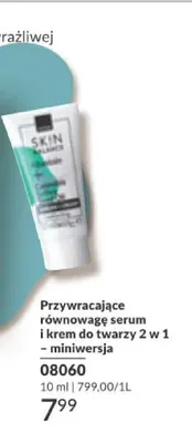 Przywracające równowagę serum i krem do twarzy 2 w 1 – miniwersja promocja w AVON