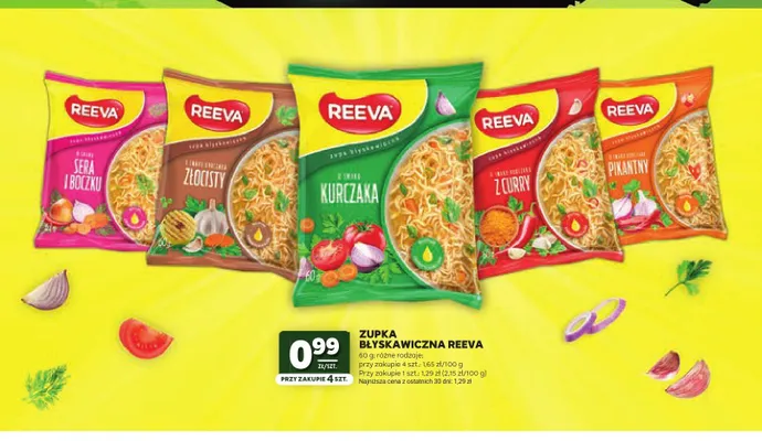Zupka błyskawiczna Reeva o smaku kurczaka promocja w Stokrotka