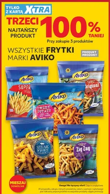 Frytki Steak Fries Aviko promocja w Kaufland