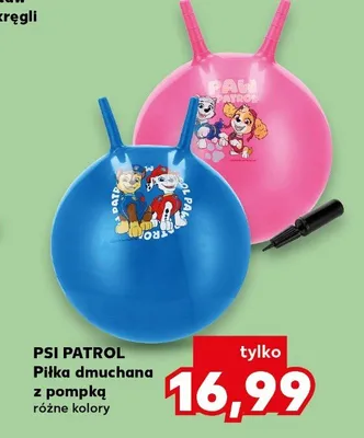 Psi Patrol Piłka dmuchana z pompką promocja w Kaufland