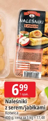 Naleśniki z serem/jabłkami Kotwica promocja w Leclerc