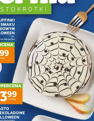 Ciasto czekoladowe Halloween Cukiernia Staropolska promocja w Stokrotka