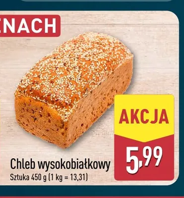 Chleb wysokobiałkowy promocja w Aldi