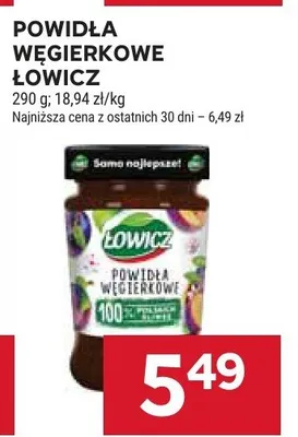 Powidła węgierkowe łowicz promocja w Stokrotka
