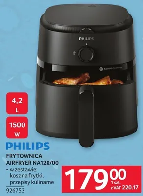 Frytownica PHILIPS FRYTOWNICA AIRFRYER NA120/00 promocja w Selgros