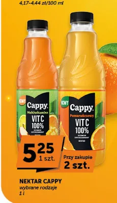 Nektar Cappy Pomarańczowy promocja w Groszek