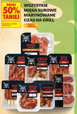 Szaszłyk drobiowy z chorizo Czas na Grill promocja w Biedronka