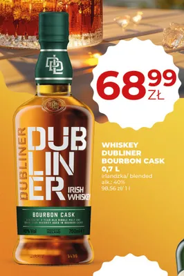 Whiskey Dubliner Bourbon Cask promocja w Duży Ben