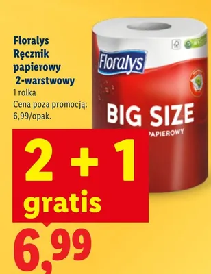 Ręcznik papierowy 2-warstwowy promocja w Lidl