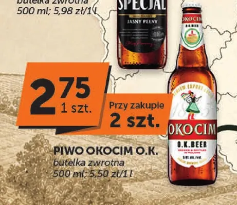 Piwo Okocim O.K. promocja w Euro Sklep