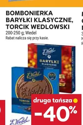 Bombonierka Baryłki klasyczne E.Wedel promocja w Stokrotka