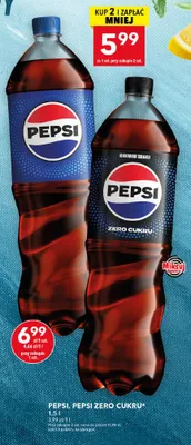 Napój gazowany Pepsi Zero Cukru promocja w LEWIATAN