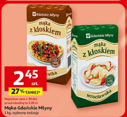 Mąka Gdańskie Młyny promocja w Auchan
