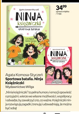 Książka Agata Komosa-Styczeń Różowa masakra. Ninja Księżniczki promocja w Empik