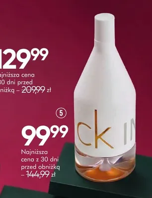 Calvin Klein IN2U damska woda perfumowana promocja w Super-Pharm