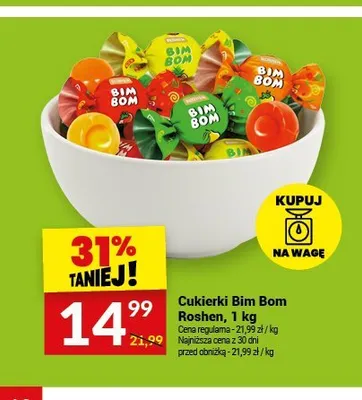 Cukierki Bim Bom Roshen promocja w Twój Market