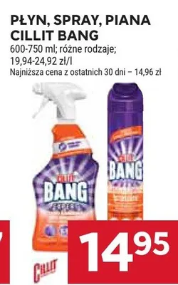 Płyn, spray, piana Cillit Bang promocja w Stokrotka