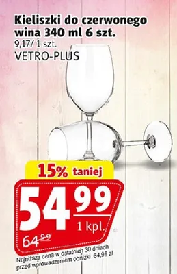 Kieliszki do czerwonego wina promocja w Prim Market