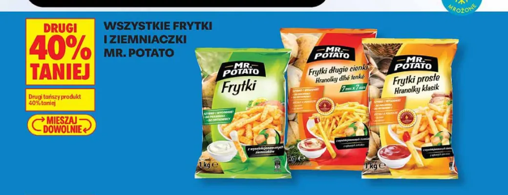 Frytki Mr. Potato promocja w Biedronka