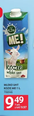 Mleko UHT kozie ME! promocja w Selgros