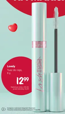 Tusz do rzęs Lovely Lash Mania promocja w Rossmann