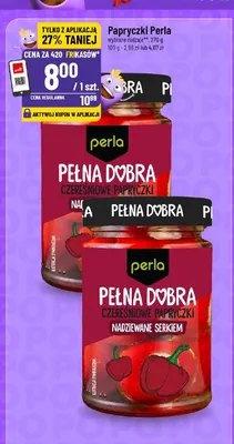 Papryczki Perla Pełna Dobra czereśniowe papryczki promocja w POLOmarket