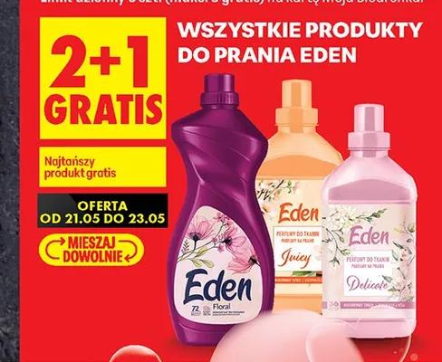 Płyn do prania Eden Floral promocja w Biedronka