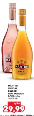Wino musujące MARTINI BELLINI promocja w Kaufland