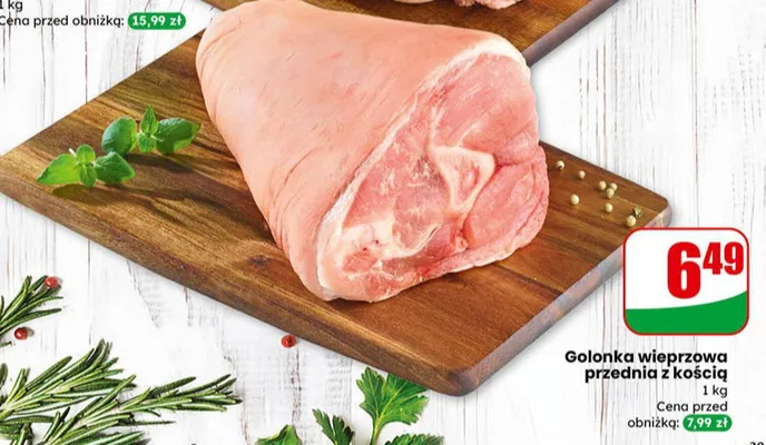 Golonka wieprzowa przednia z kością promocja w Dino