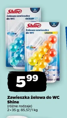 Zawieszka żelowa do WC Shine 2-pak promocja w Netto