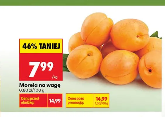Morela na wagę promocja w Biedronka