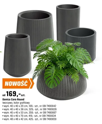 Donice Coro Round promocja w OBI