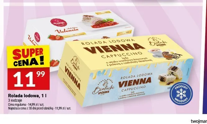 Rolada lodowa Valencia promocja w Twój Market