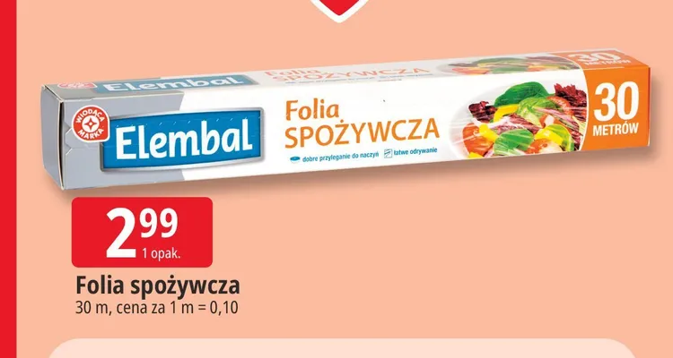 Folia spożywcza Elembal promocja w Leclerc