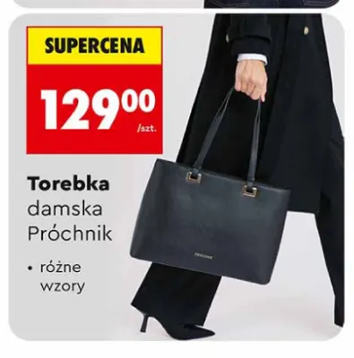 Torebka damska Próchnik promocja w Biedronka