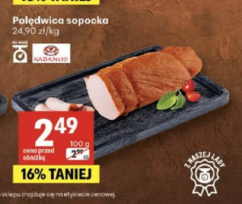 Polędwica sopocka Kabanos promocja w Delikatesy Centrum