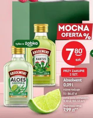 Aloes Limonka promocja w Żabka