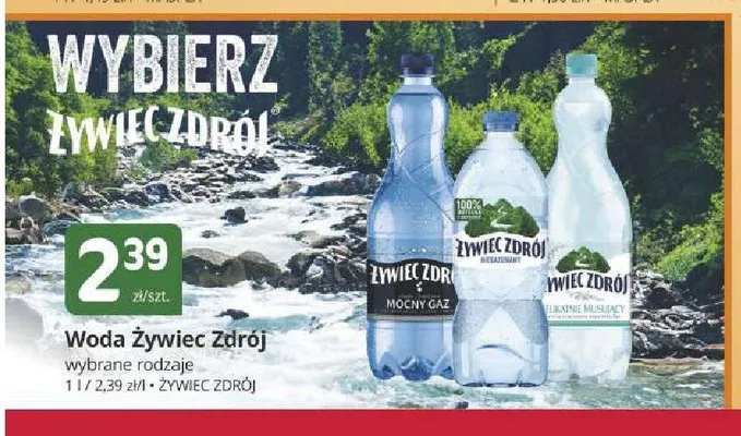 Woda Żywiec Zdrój mocny gaz promocja w Marketvita