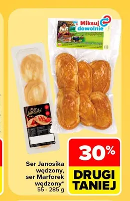 Ser Marforek wędzony promocja w Carrefour
