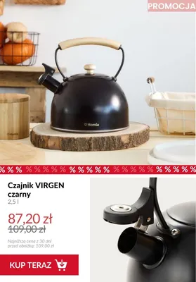 Czajnik Homla Virgen czarny 2,5 l promocja w Homla